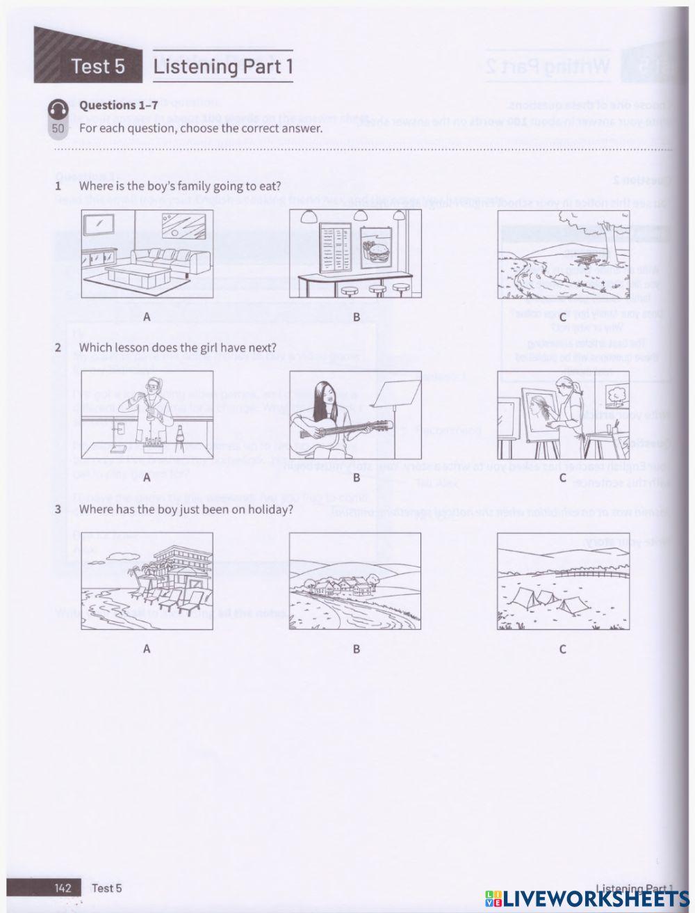 Listening PET for Schools