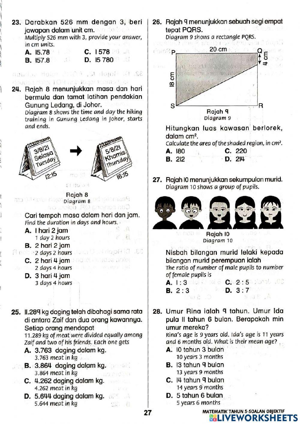 Matematik Tahun 5 Praktis Progressif