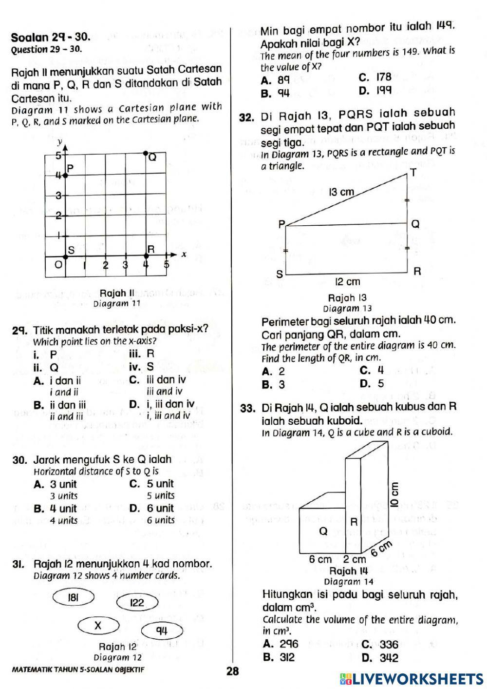 Matematik Tahun 5 Praktis Progressif