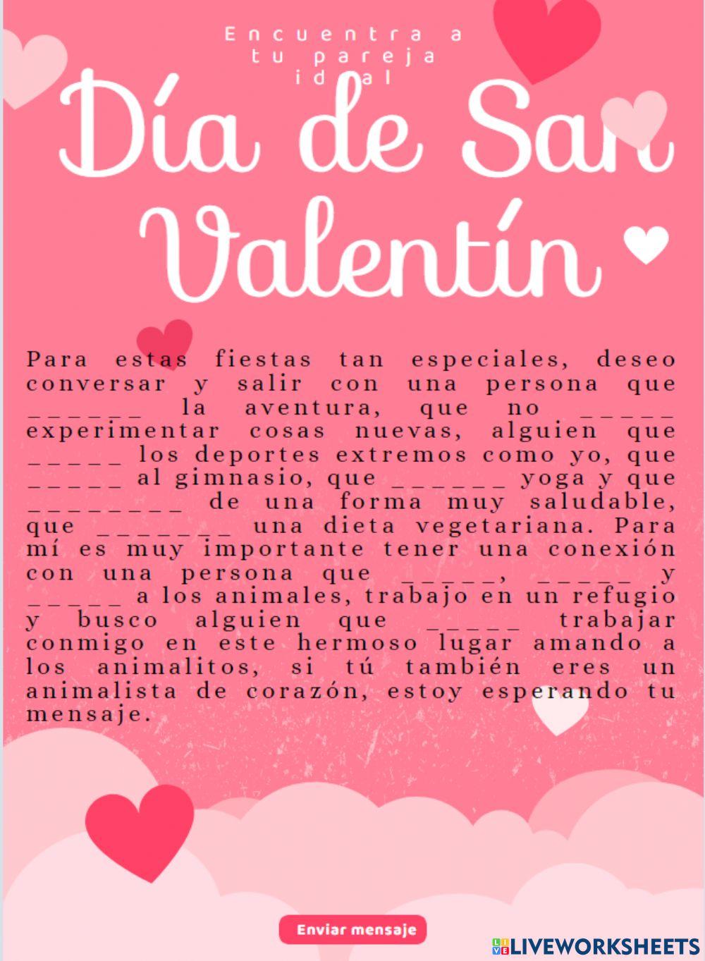 San valentín 2