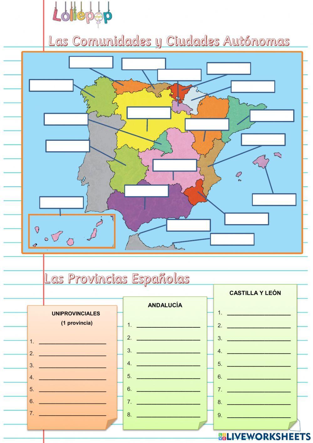 Organización territorial de España