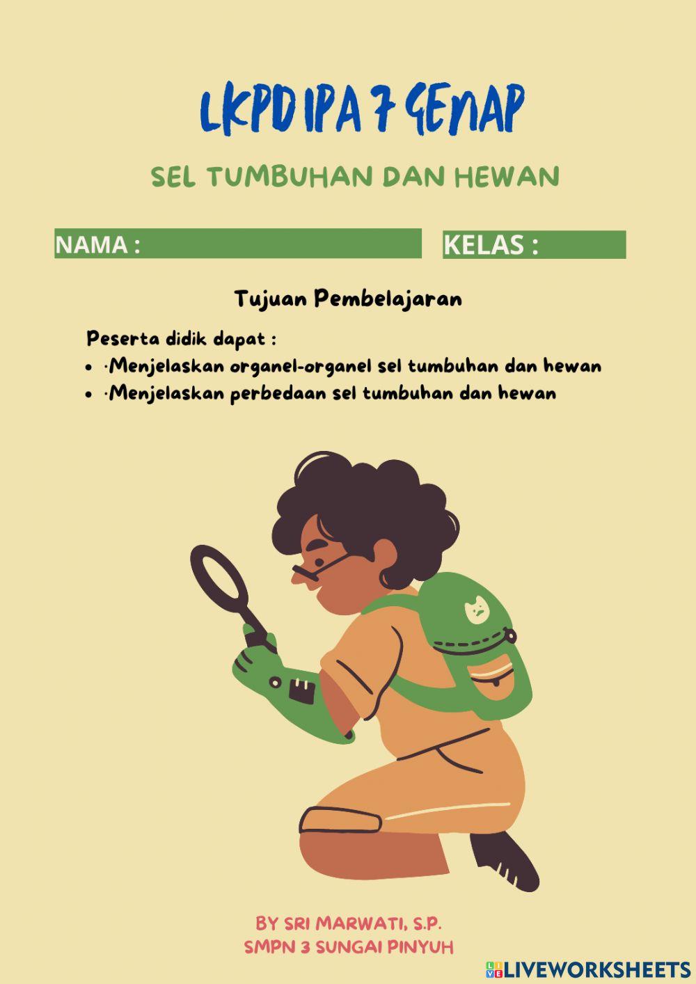 Sel tumbuhan dan hewan