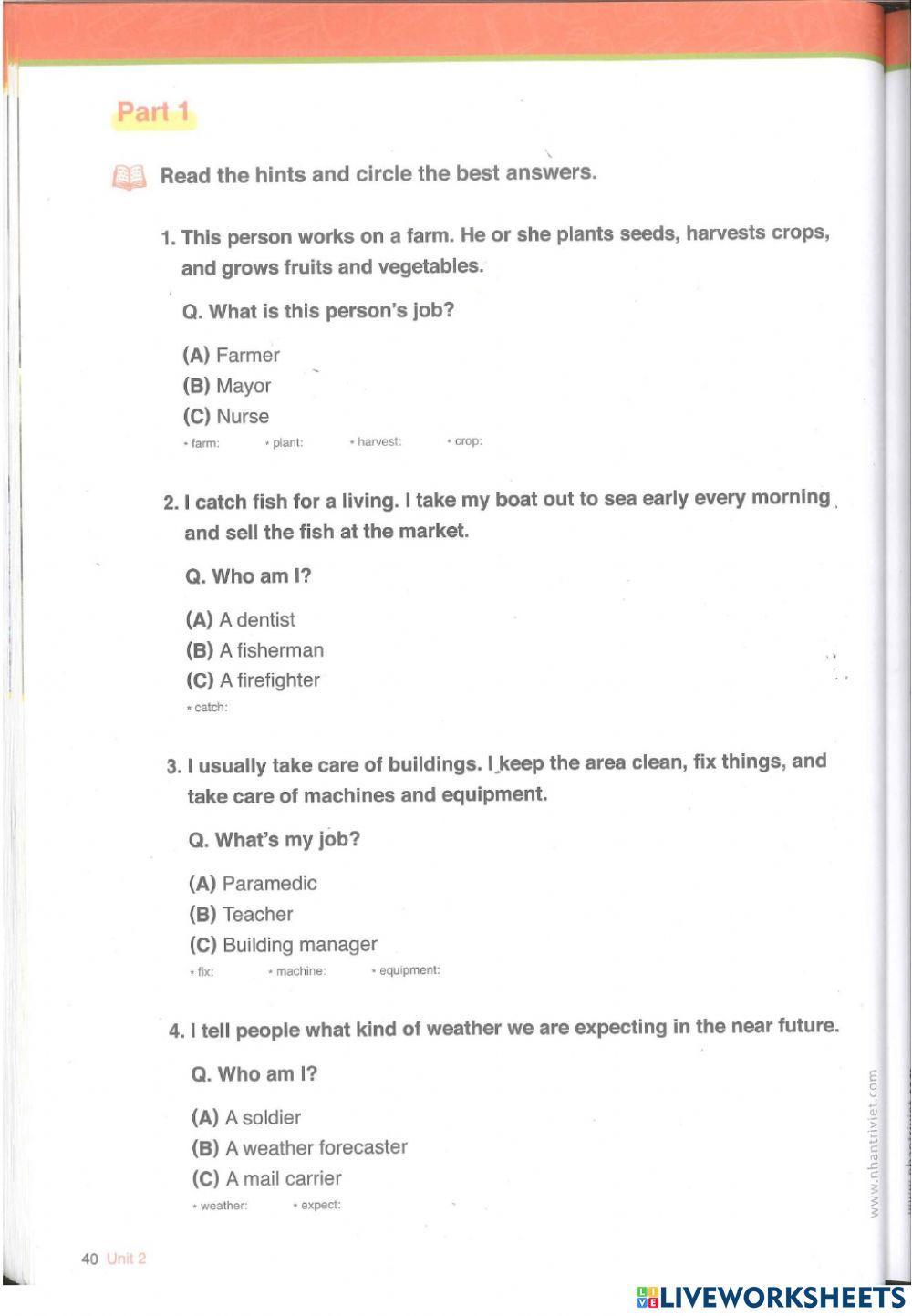 Toefl primary step 2 - part 1 reading