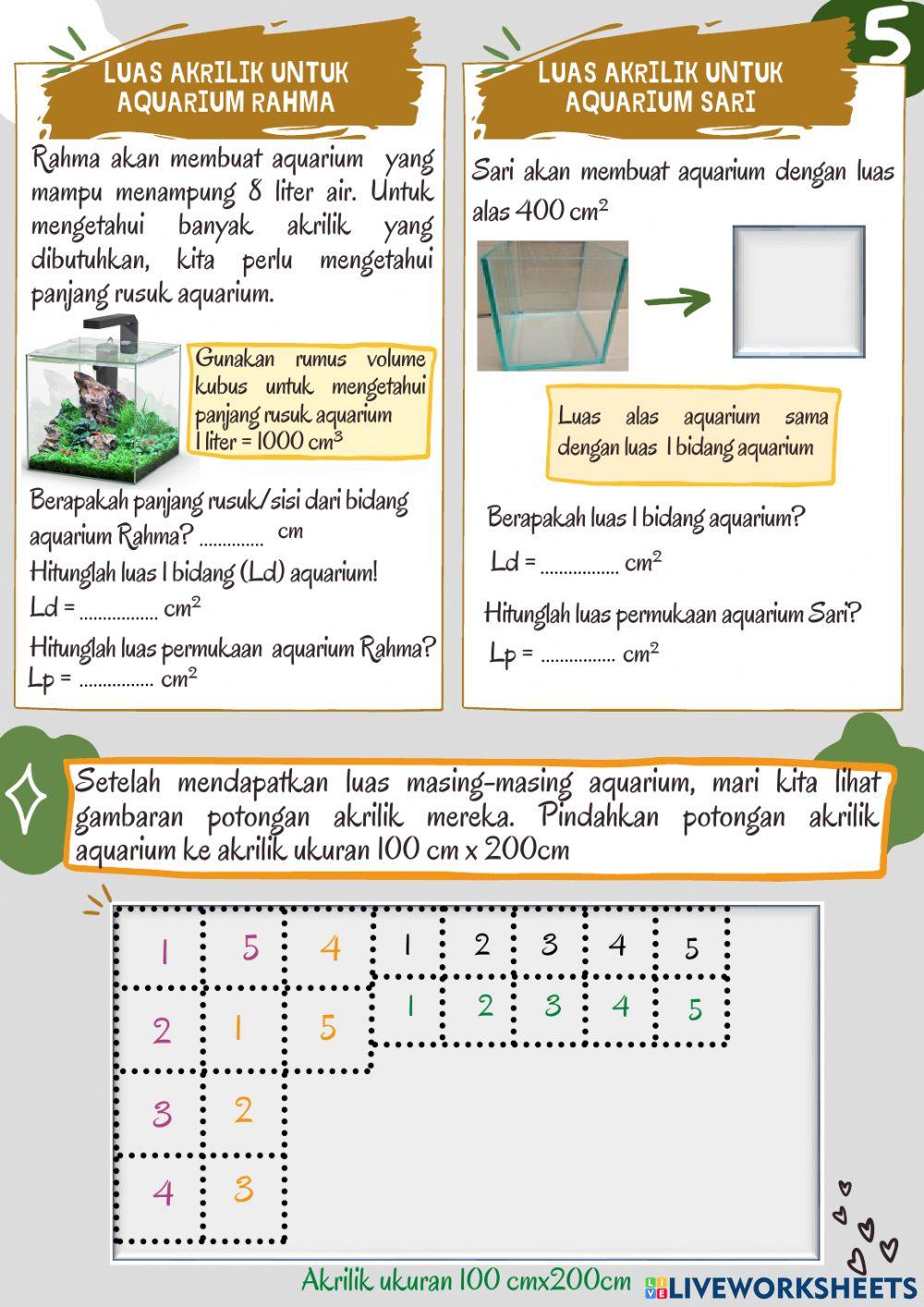 Lembar kerja siswa-kubus