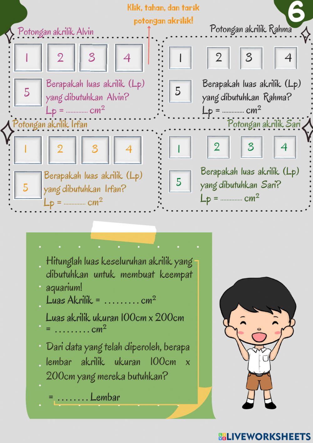 Lembar kerja siswa-kubus