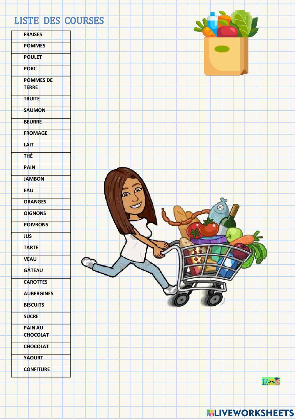 On va faire les courses