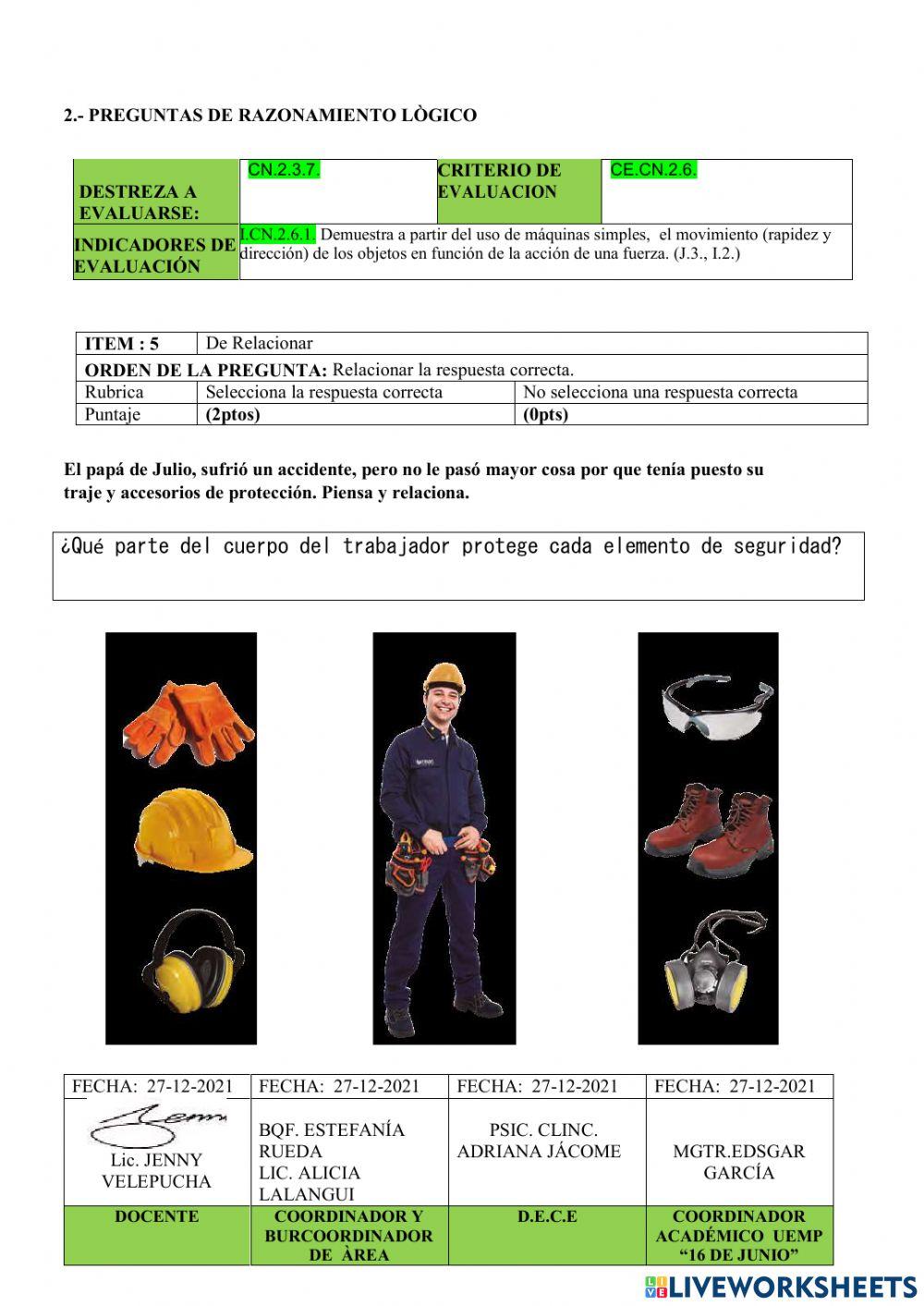 Evaluacion qimestral