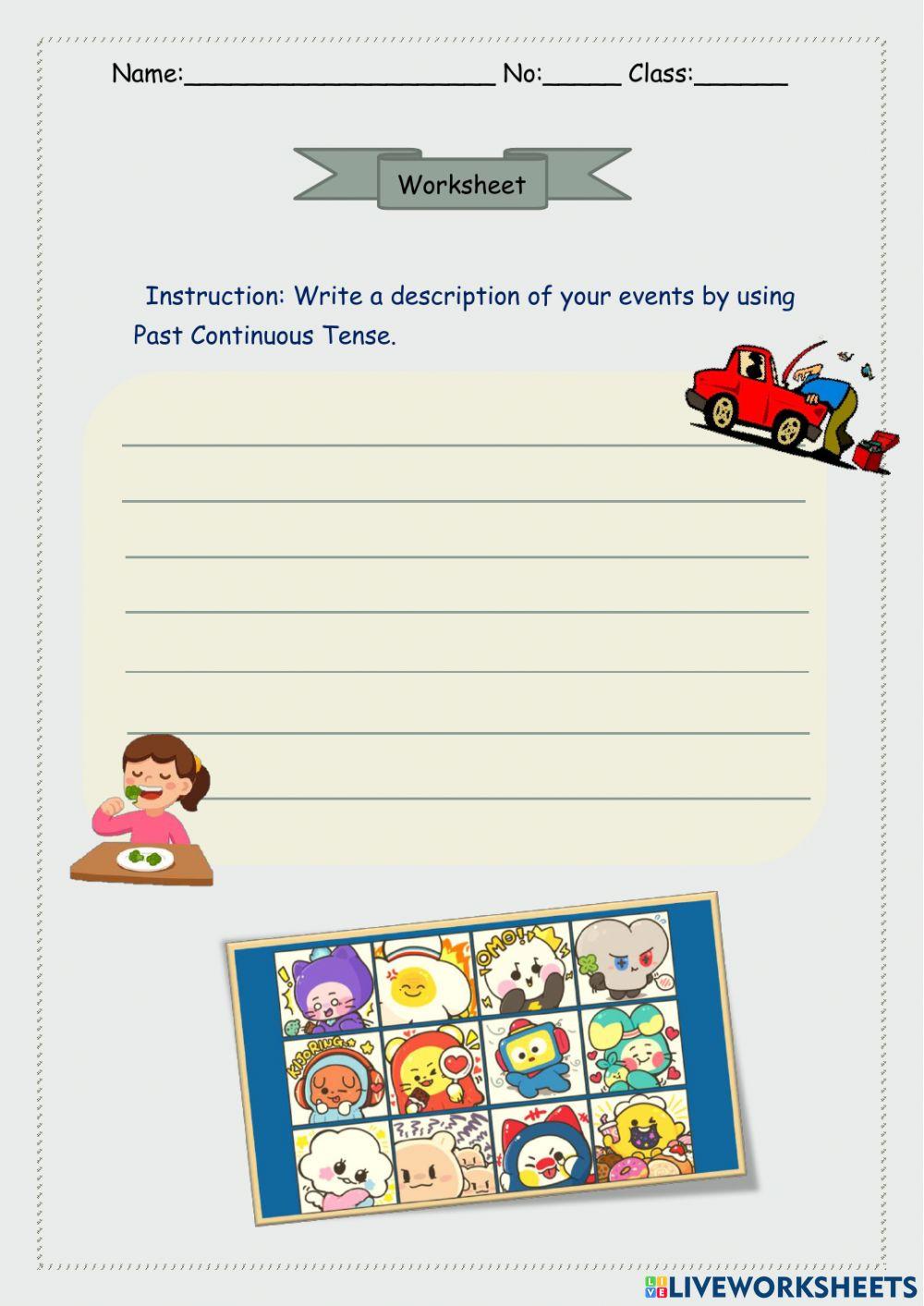 Past Continuous Tense