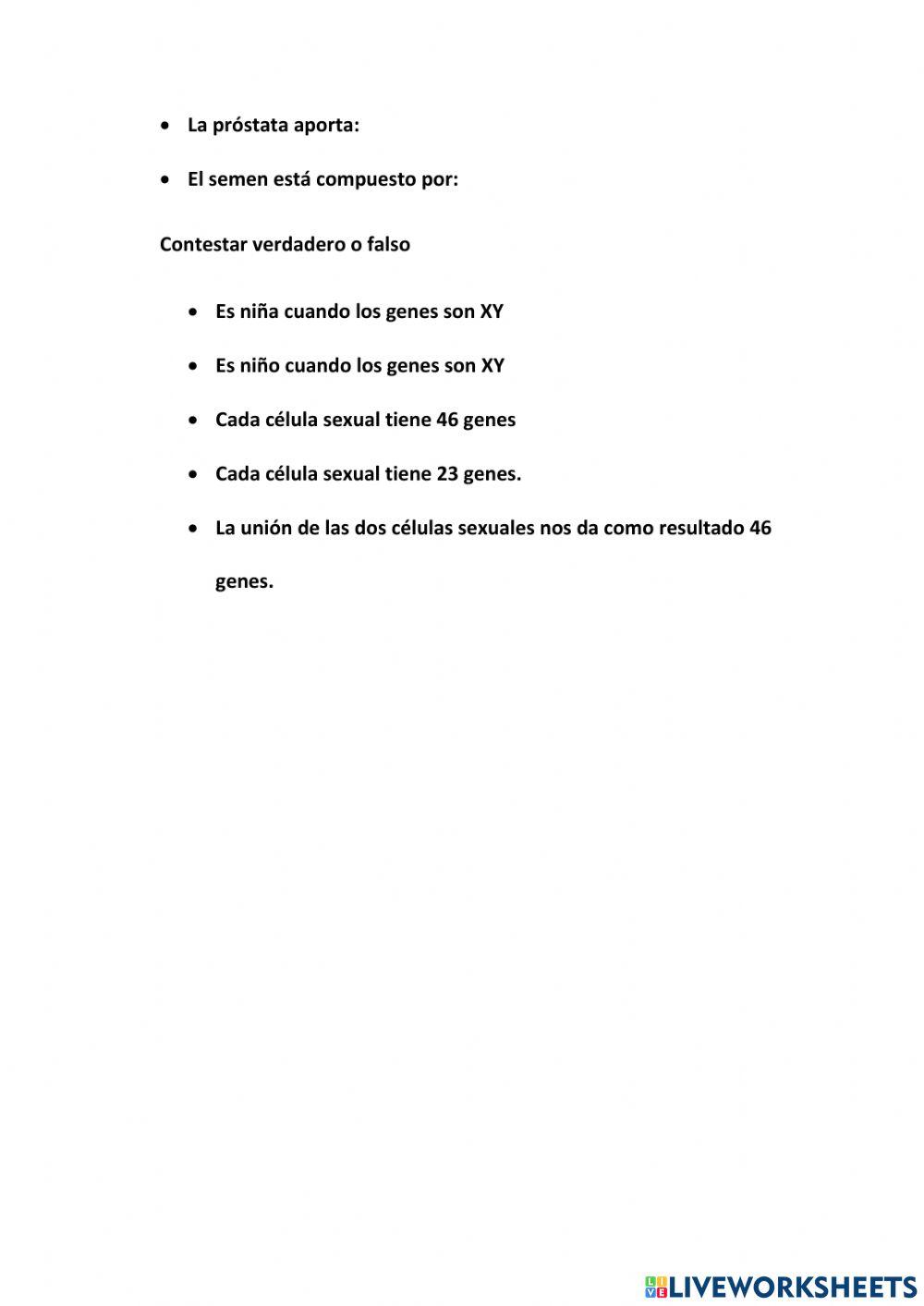 Aparato reproductores del hombre y la mujer
