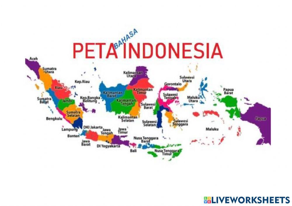 Peta ragam bahasa di indonesia