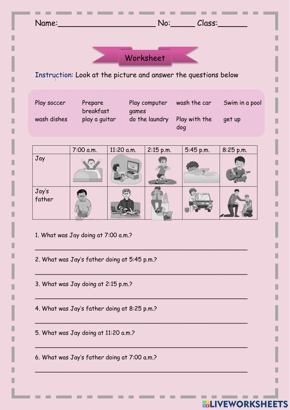 Past Continuous Tense