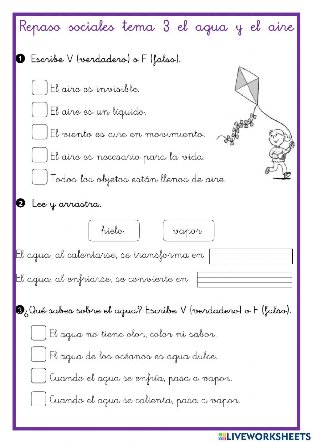 Repaso tema 3 sociales el aire y el agua