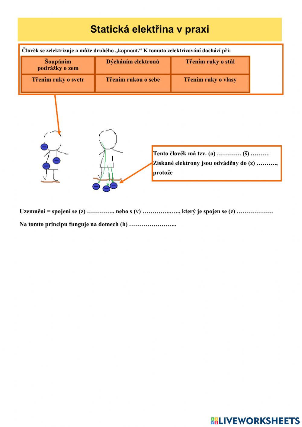 Elektřina - statická elektřina