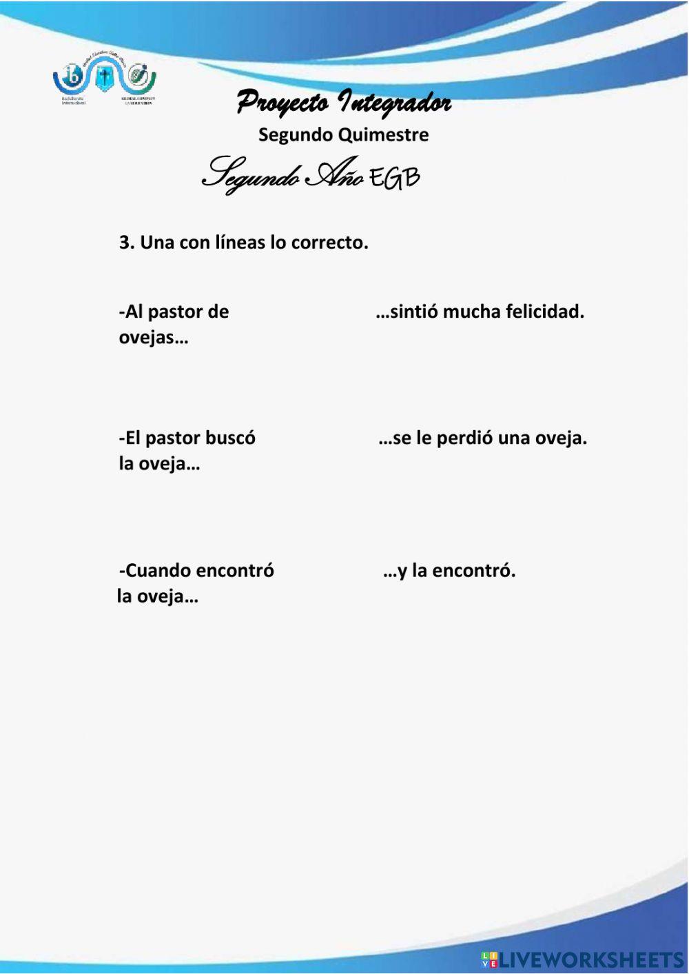 Comprensión lectora.