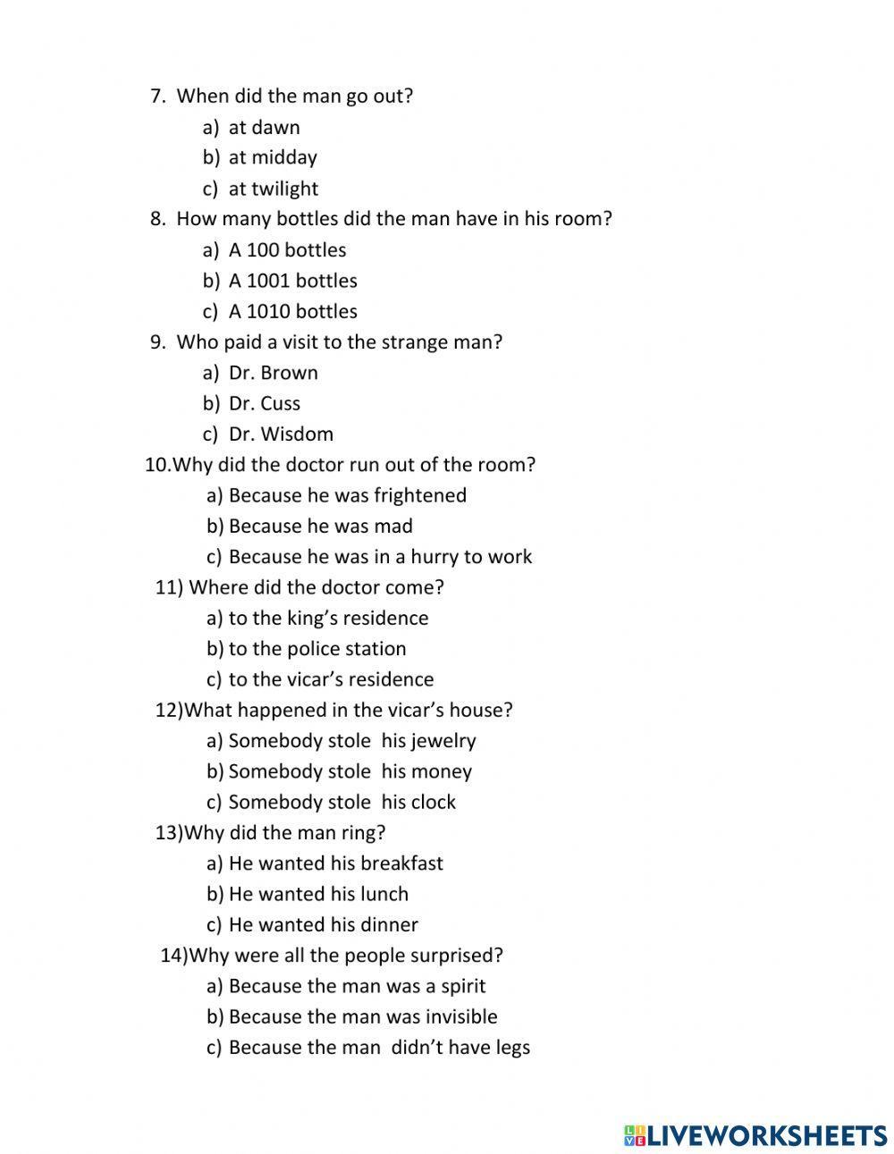 The Invisible Man Part 1