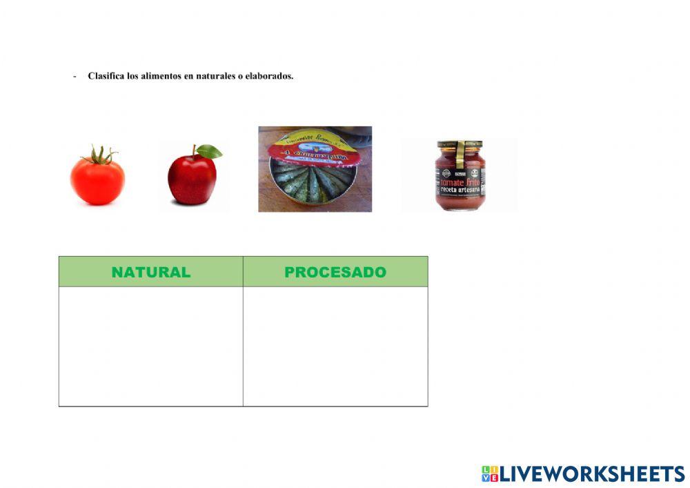 Alimentos naturales-elaborados