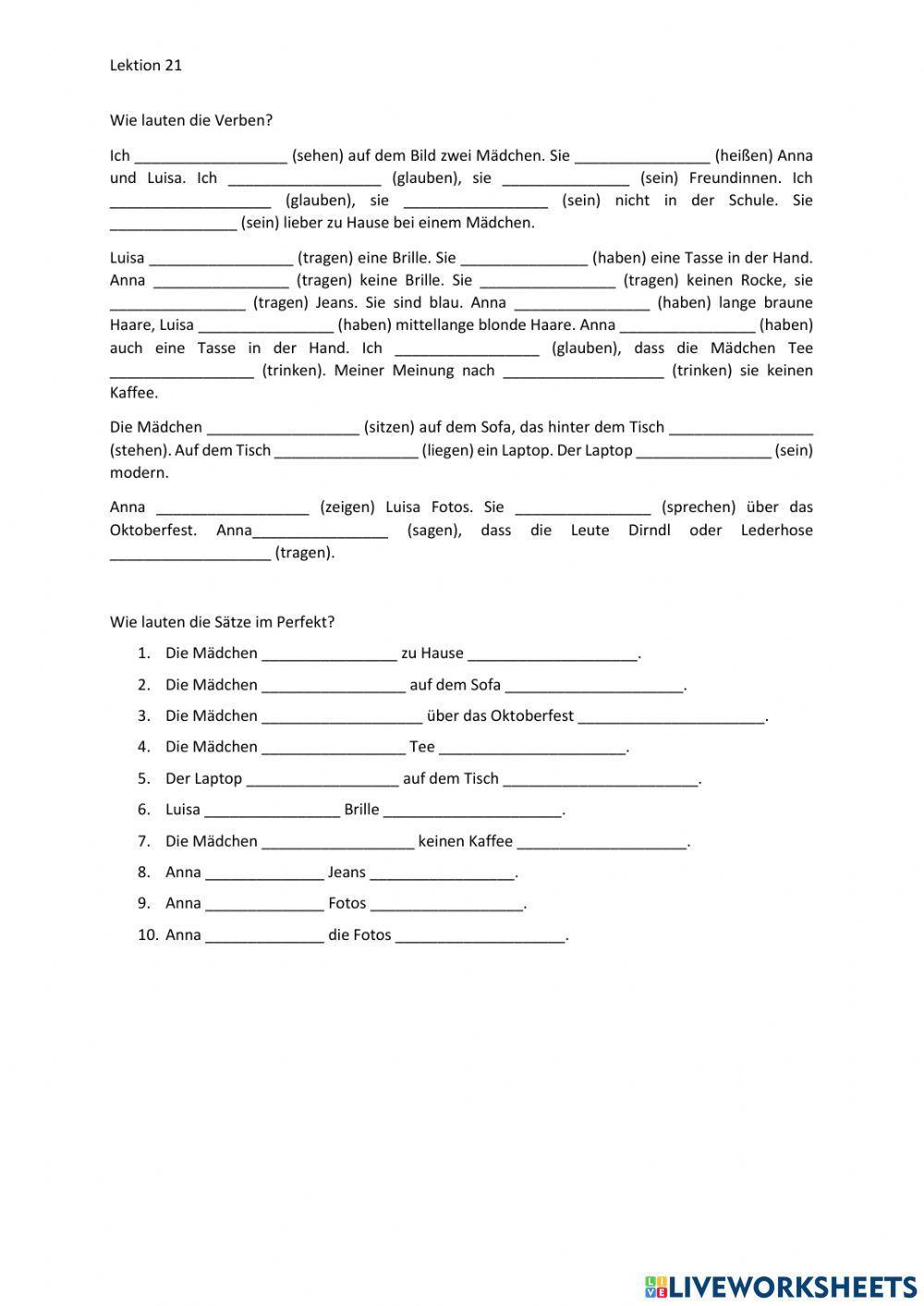 BF Lektion 21, Seite 18, 1