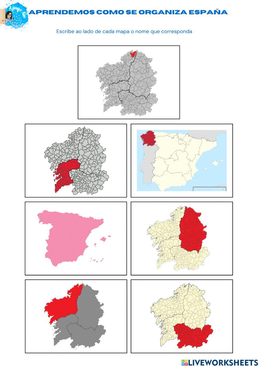 Organización territorial de España Organización territorial de España