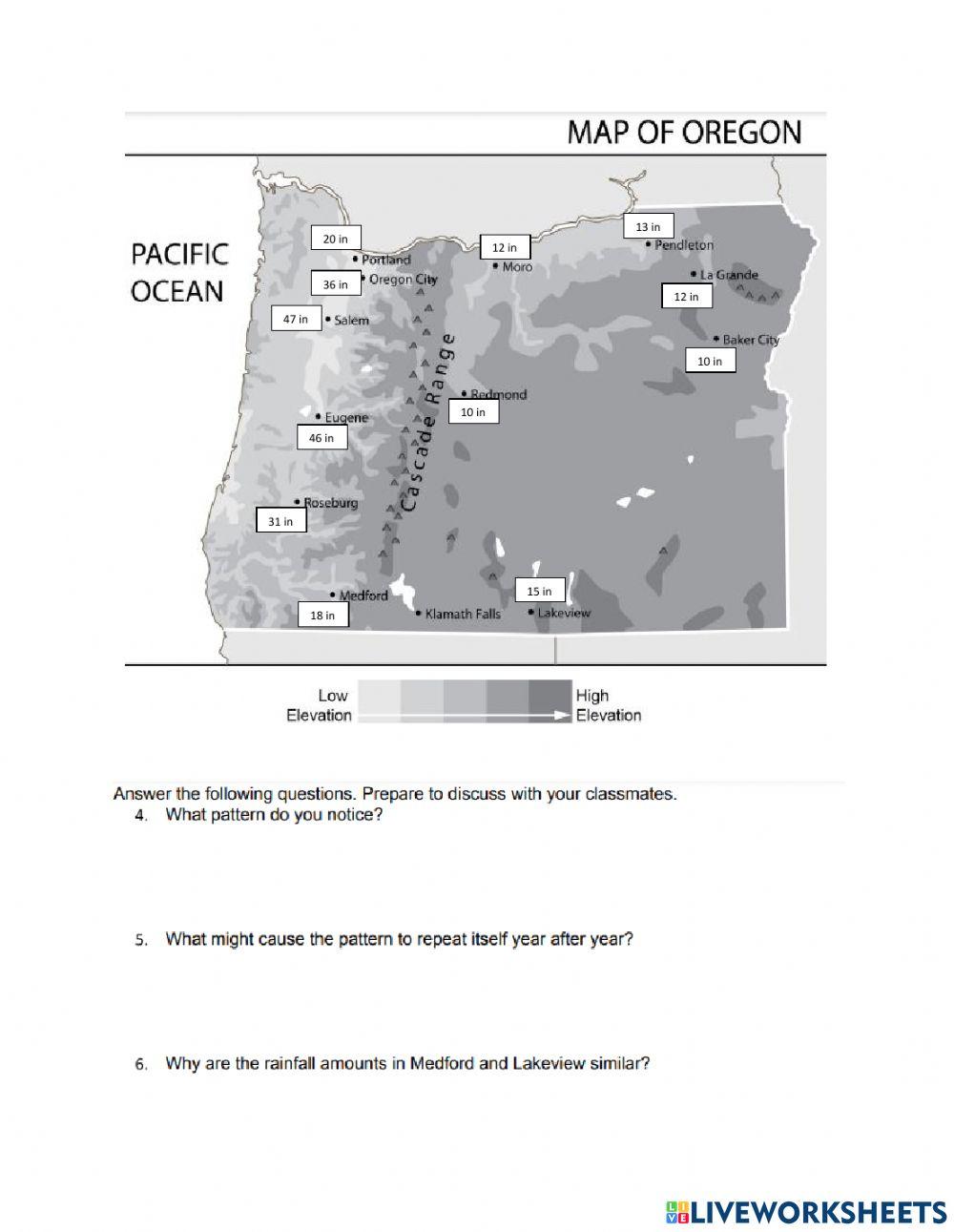 Feb 28 Explore Mountain Shadows and Moisture