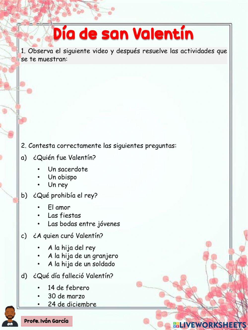 Día de San Valentín