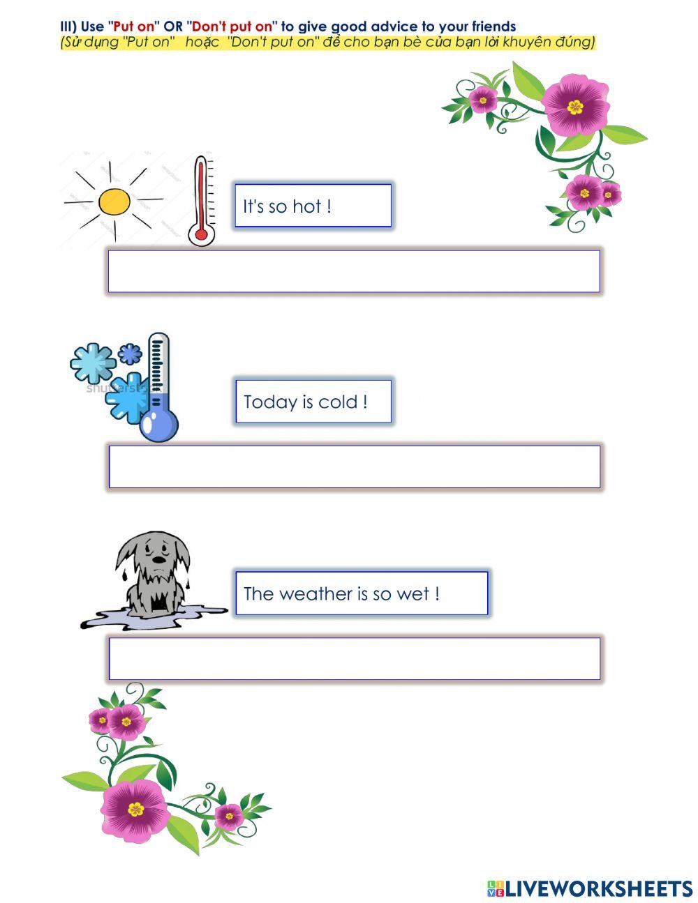 The weather-HO2-U6L3