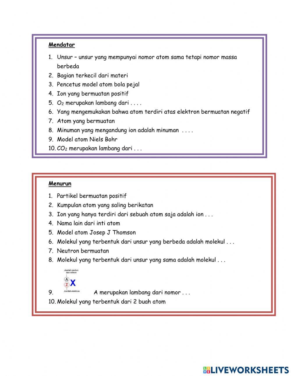 Tts atom, ion , molekul