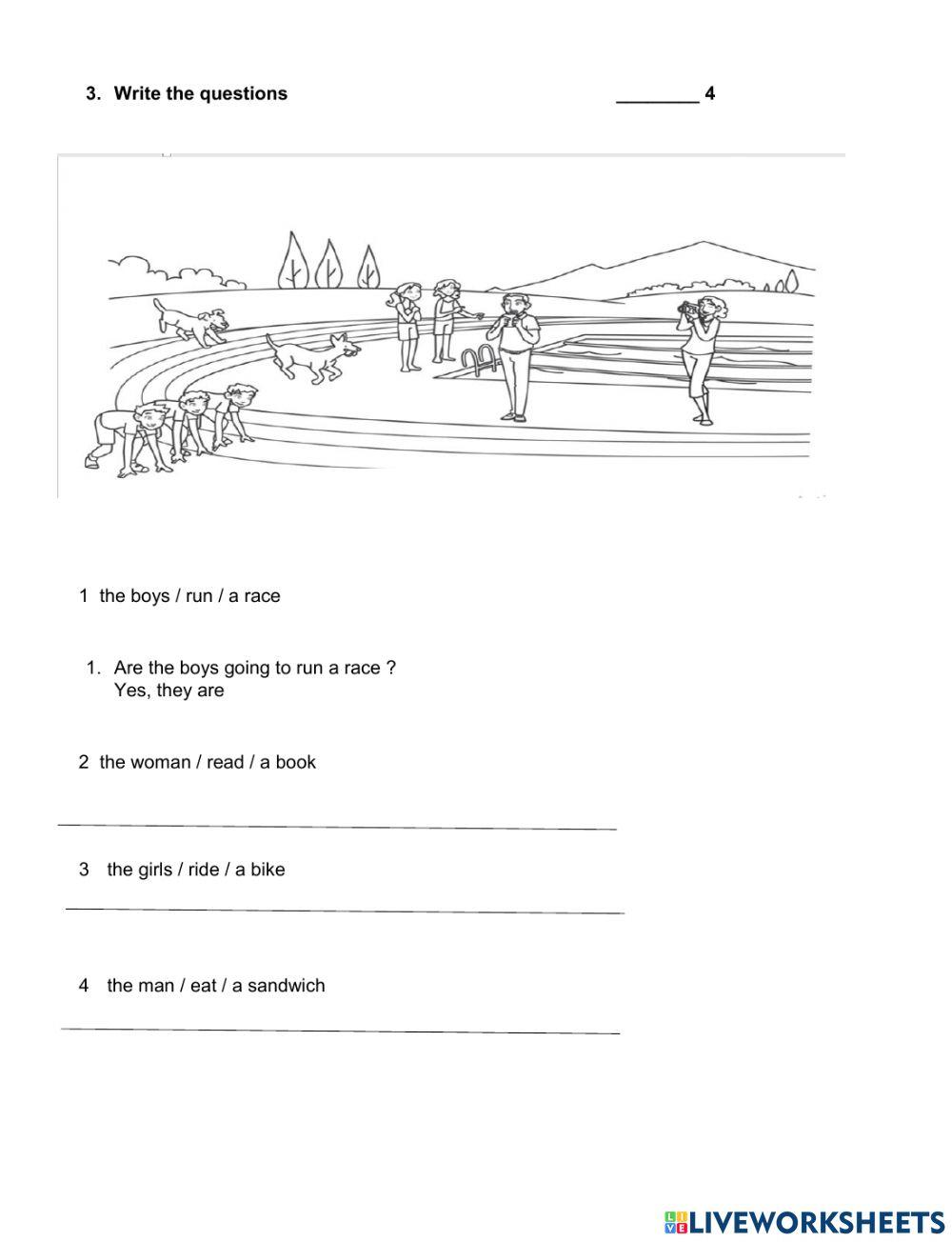 Examen de Inglés Segundo trimestre 5o. grado 
