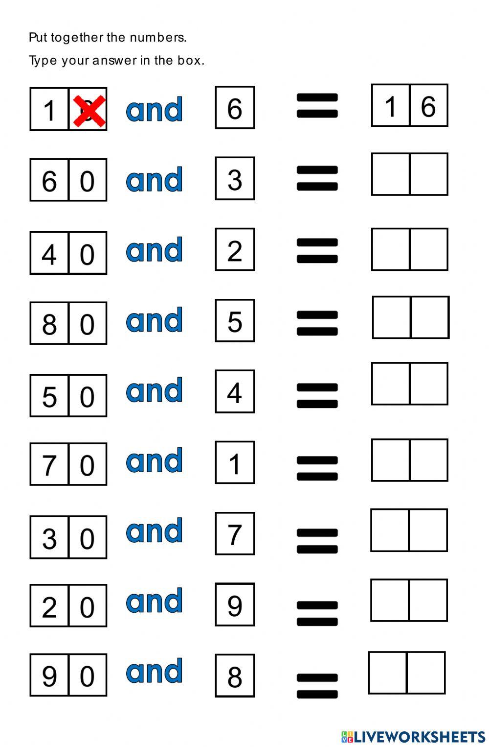 Putting Tens and Units