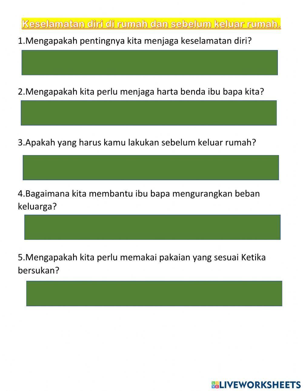 Keselamatan di rumah dan luar rumah