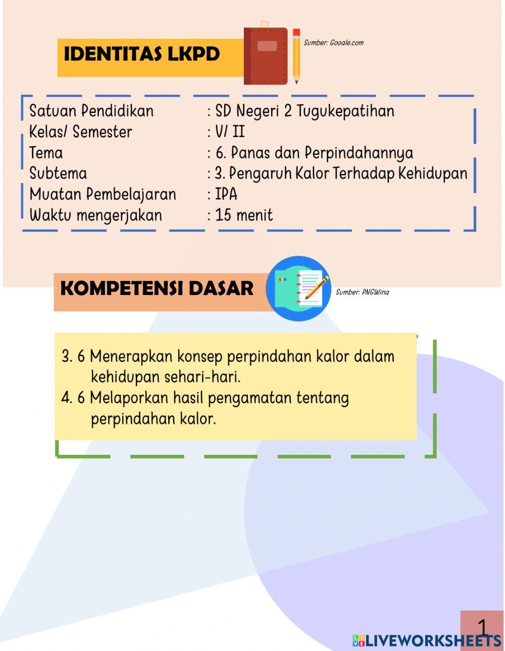 Subtema 3 -Pengaruh Kalor Terhadap Kehidupan-