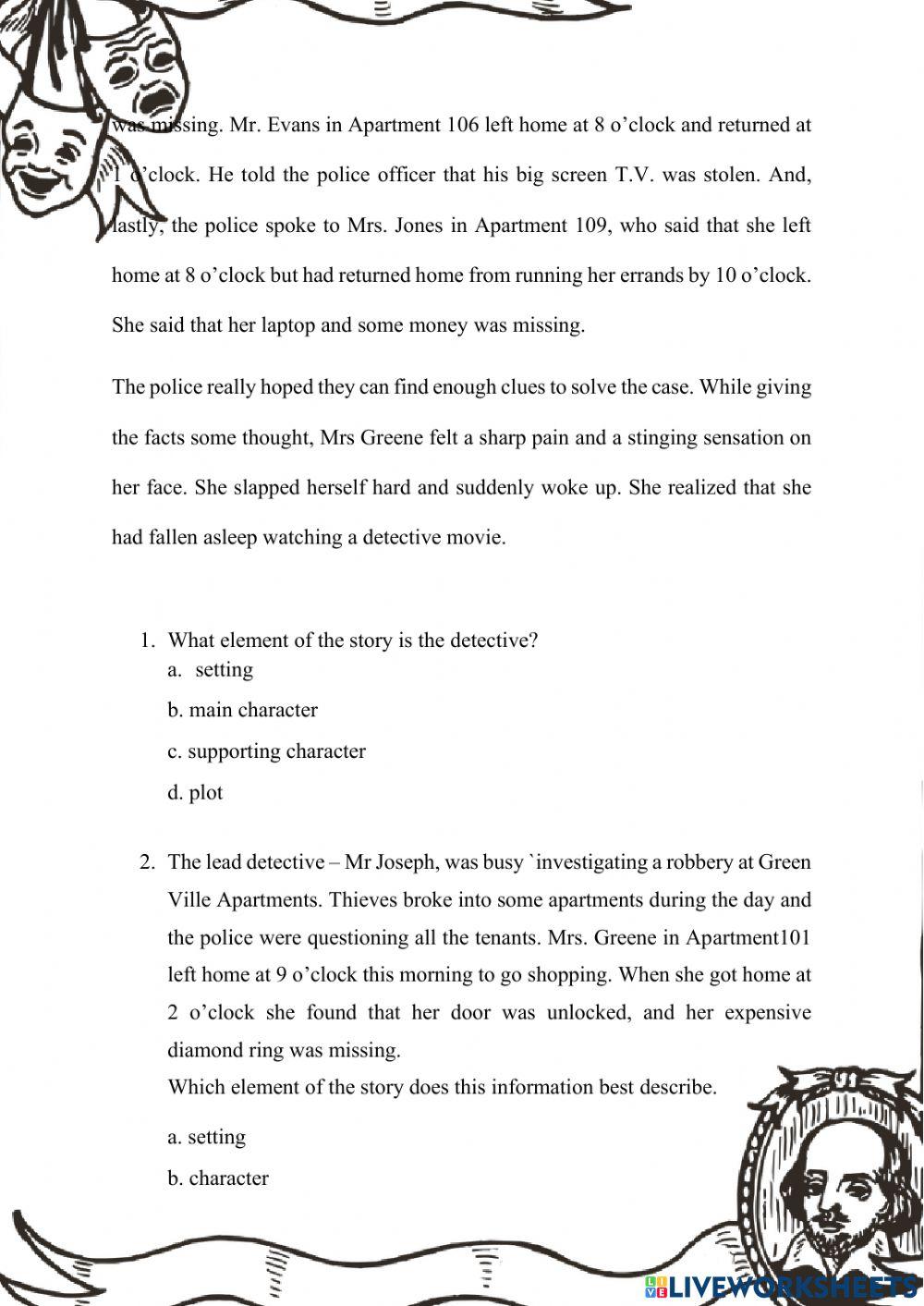 Creative Writing Test