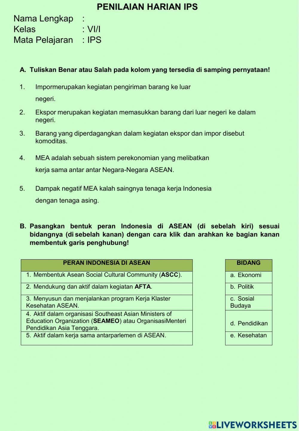 PH IPS Kerjasama ASEAN PH IPS Kerjasama ASEAN