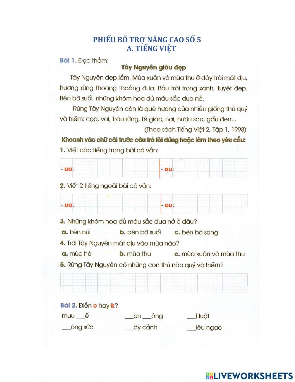 Bài  nâng  cao  số  5