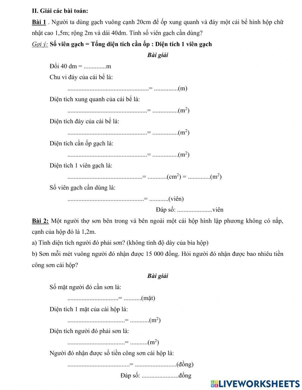 Toán tư vấn tuần 22