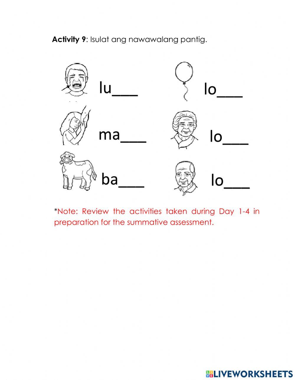 Pagbasa ng Dalawang Pantig