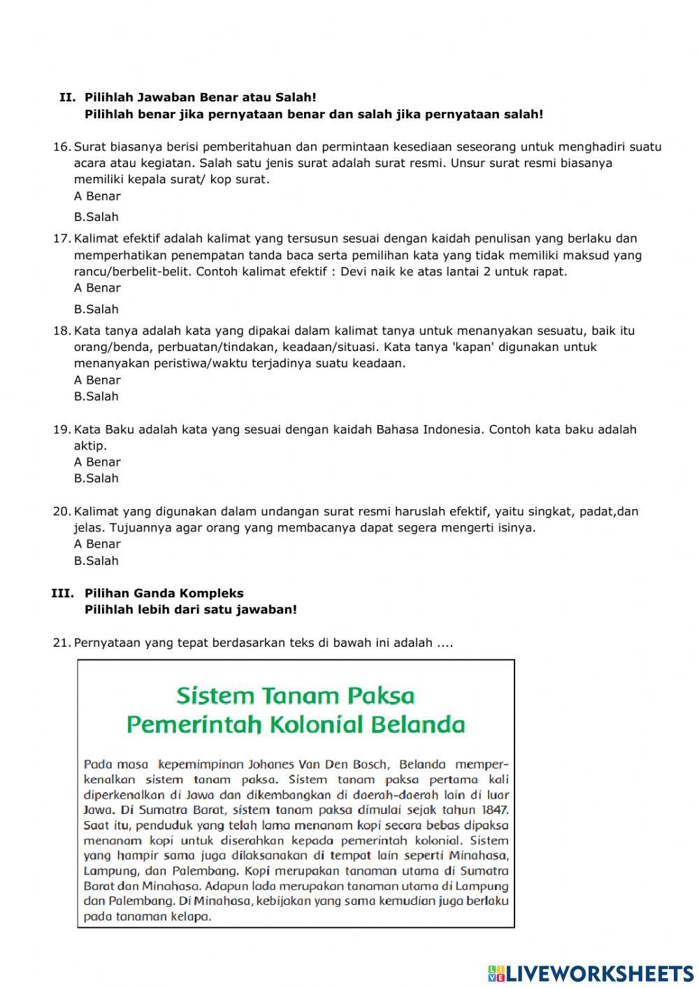 PTS Gebap B. Indonesia