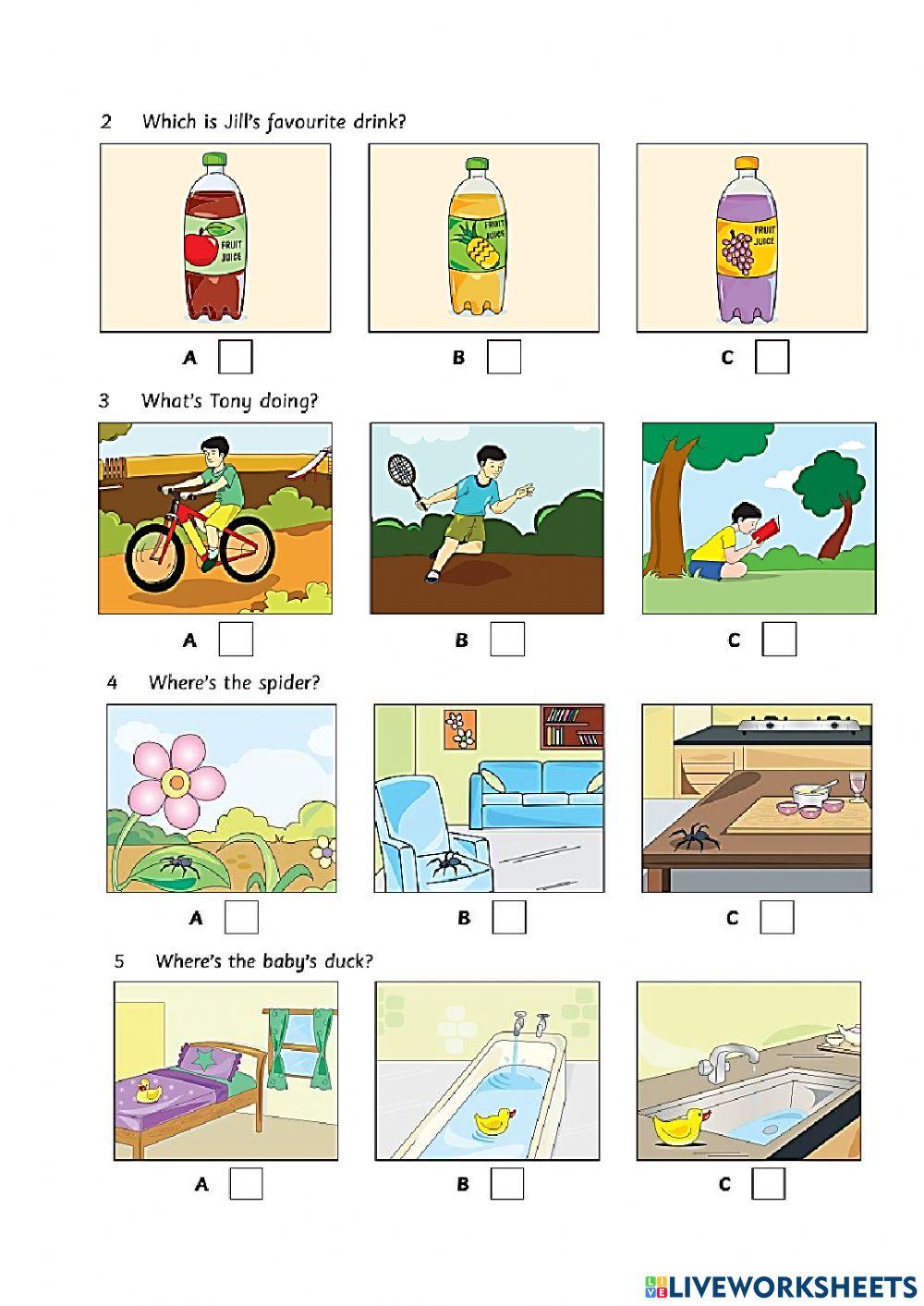 Grade 2 - Week 25 - Exam