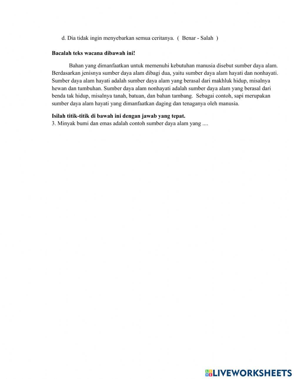 Tema 6 Subtema 2 Pembelajaran 3