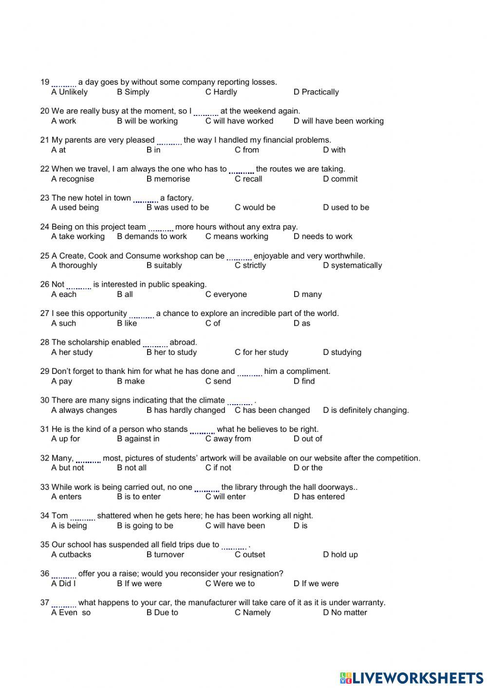 Day 64 Practice test