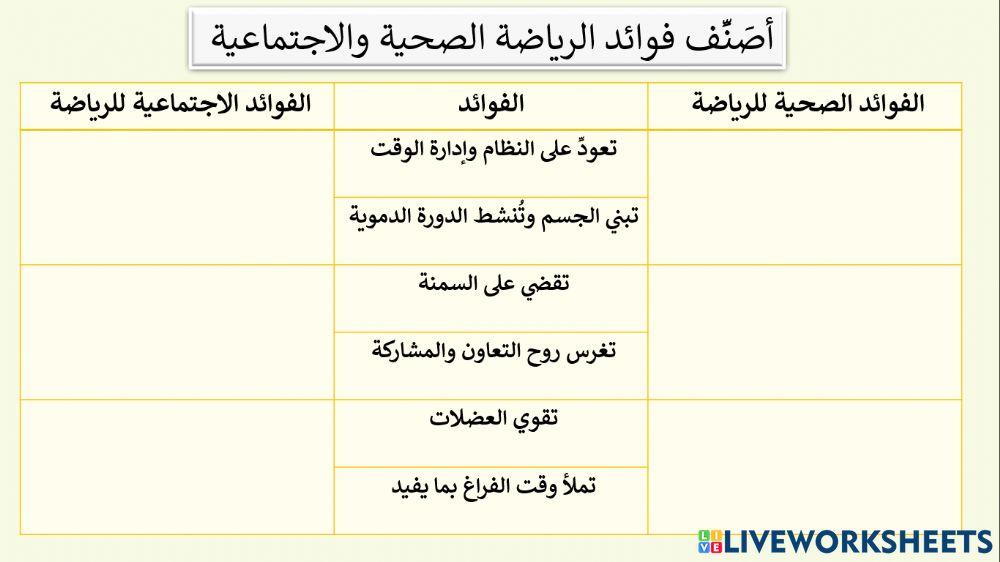 فوائد الرياضة