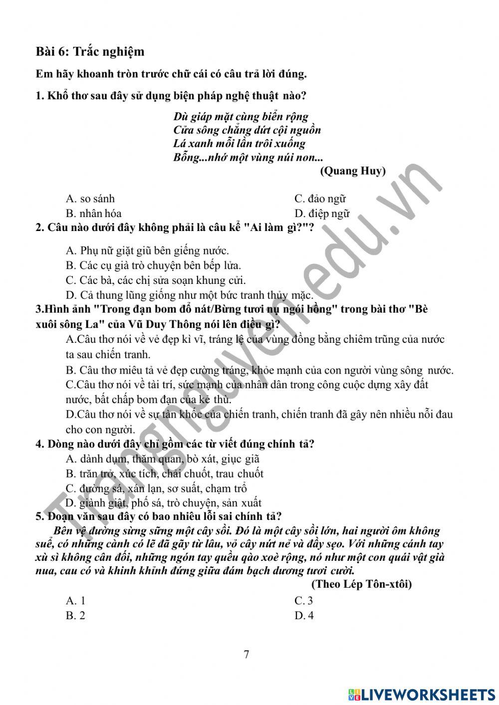 Trạng nguyên Tiếng Việt