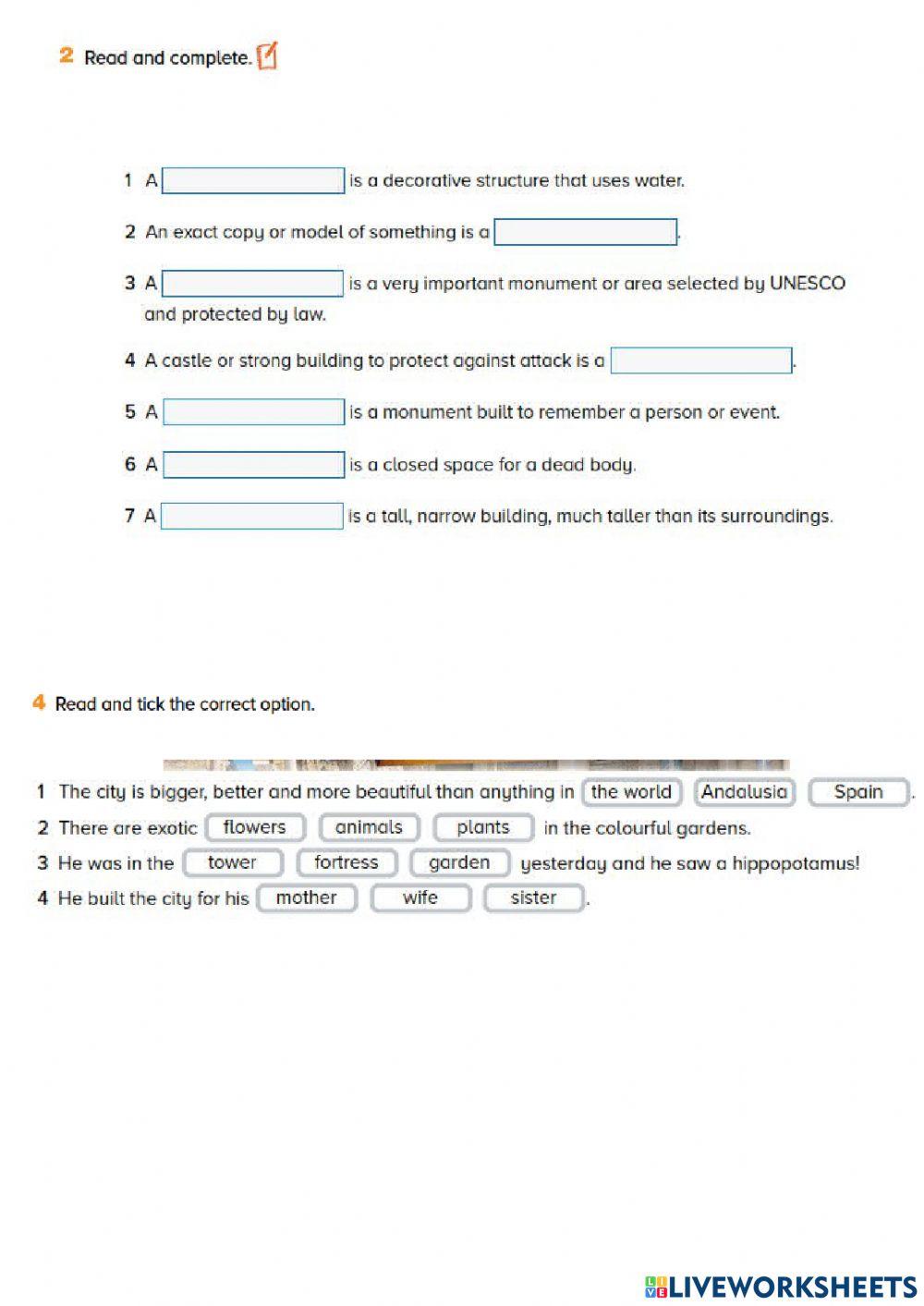 Monuments in Andalusia