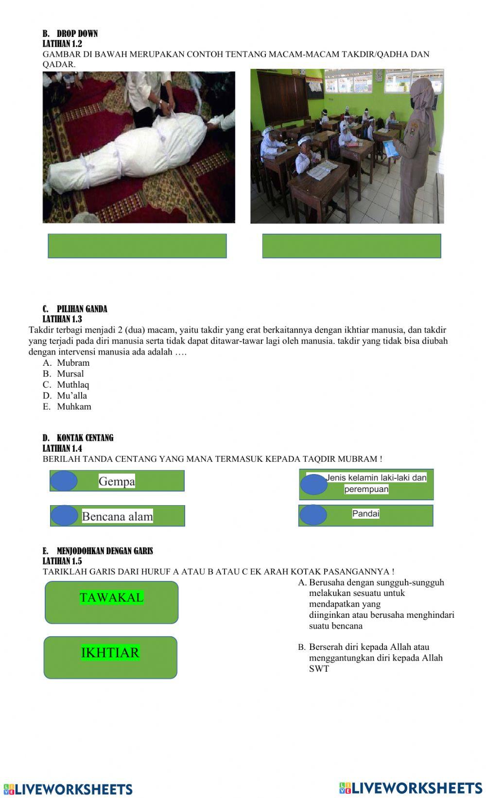 Lkpd pai iman qodho dan qodar