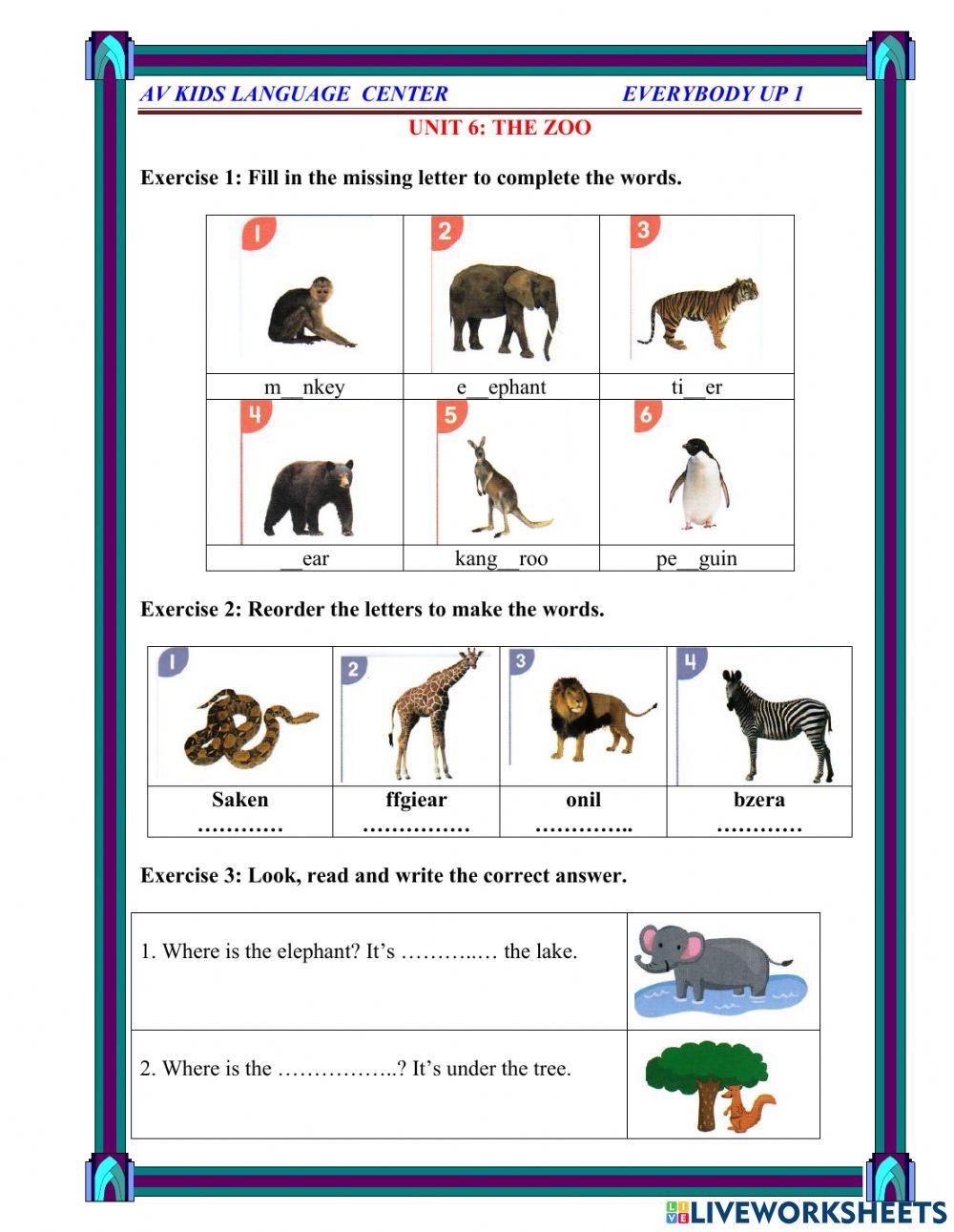 PBT Exercise Unit 6 (up1) Mrs.Thuy