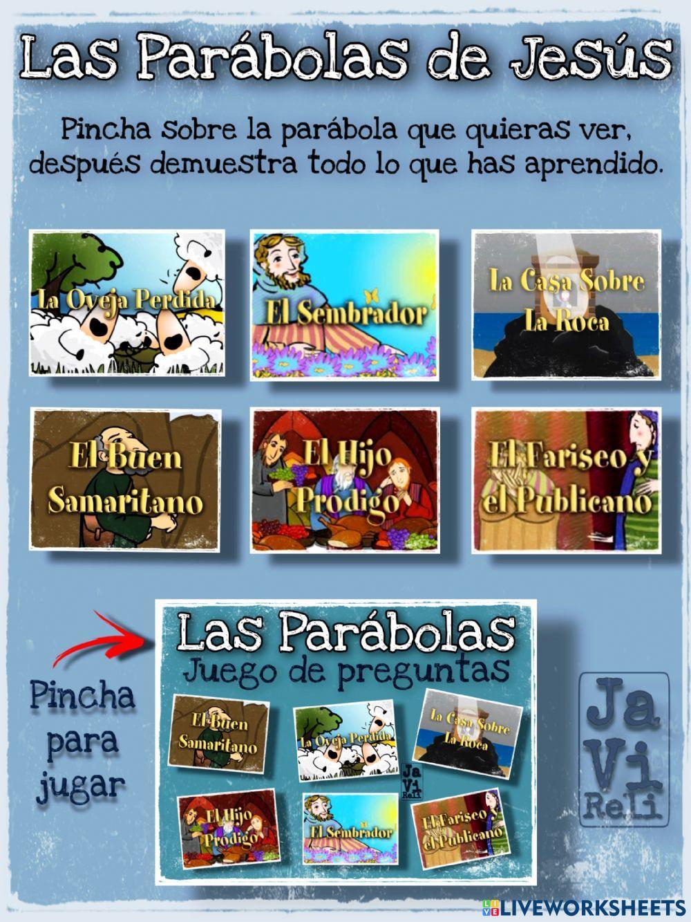 Las Parábolas. Canta, aprende y juega. Las Parábolas. Canta, aprende y juega.