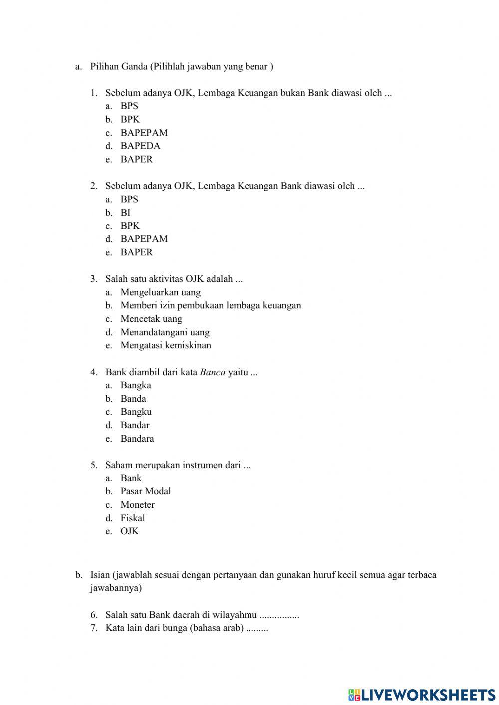 Economic education X