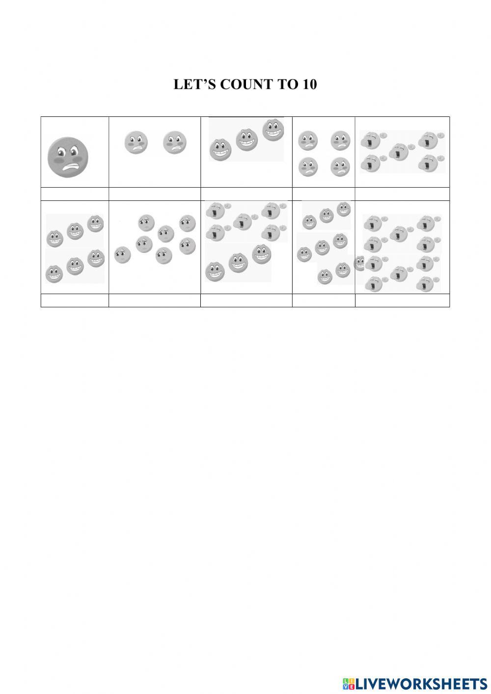 Cardinal Numbers (1-10)