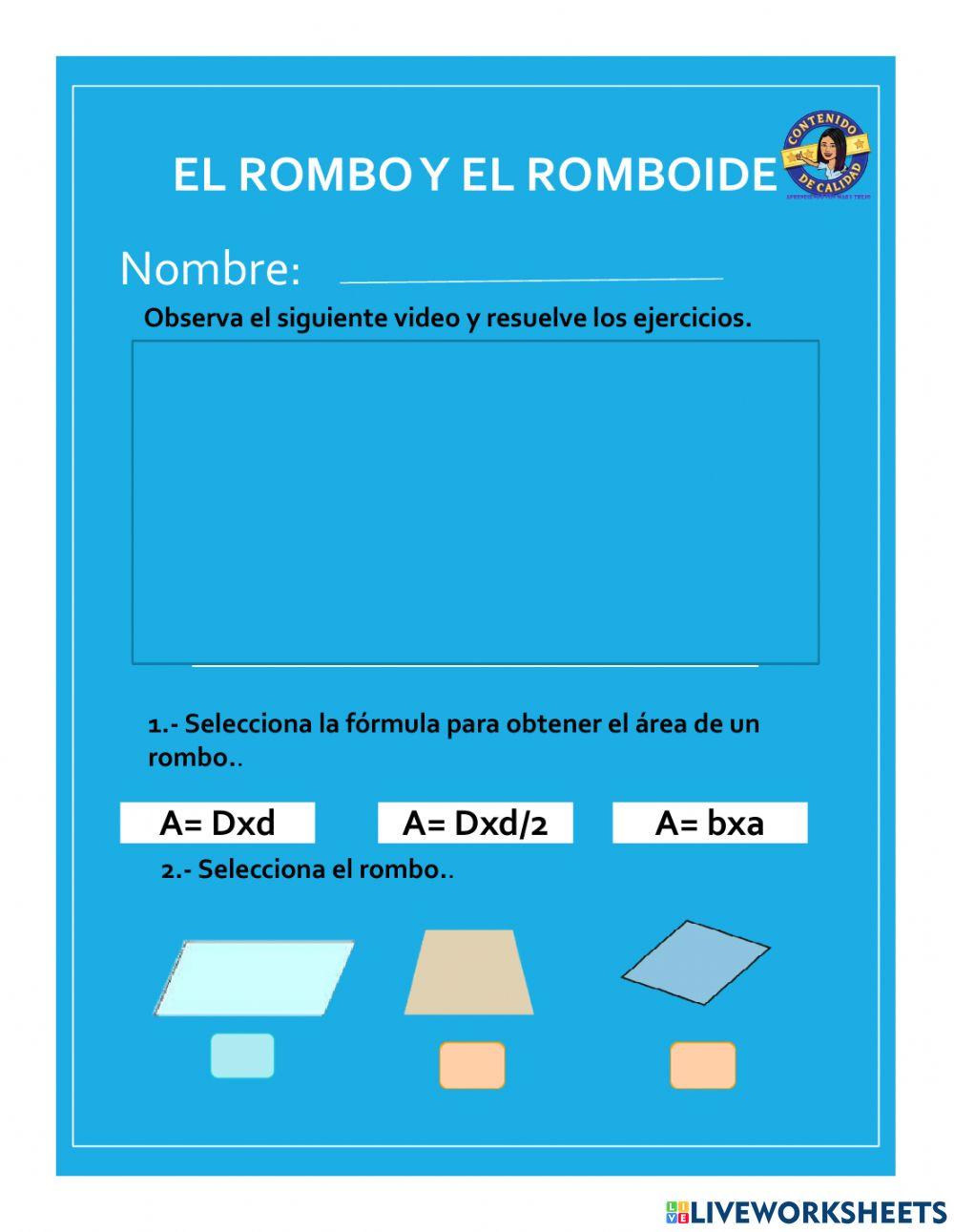 El rombo y el romboide