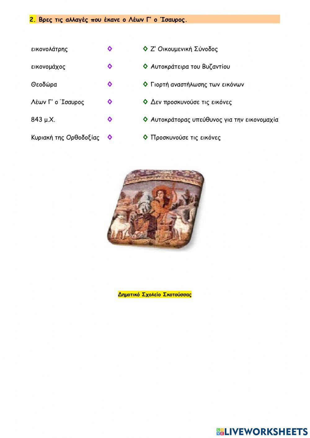 24 - Η κρίση της εικονομαχίας διχάζει τους Βυζαντινούς