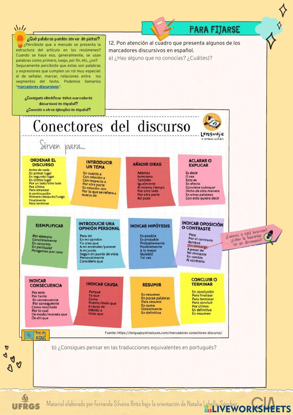 Marcadores discursivos